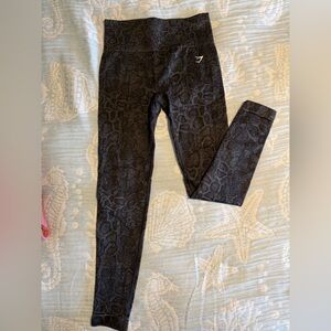 Gymshark Black Patterned Leggings